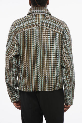 Tweed Cotton Blend FIELD Zip-up Jacket