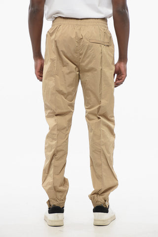 Pantaloni in Nylon con Polsini Elastici