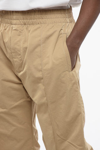 Pantaloni in Nylon con Polsini Elastici