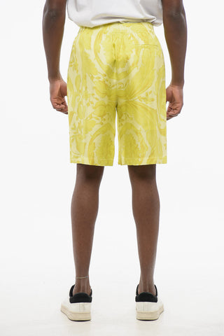 Silk BAROCCO Shorts with Elastic Waistband