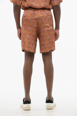 Chiffon-Shorts PIPERI mit geometrischem Muster