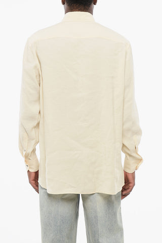 EMPORIO Camicia PALM Ricamata con Taschino