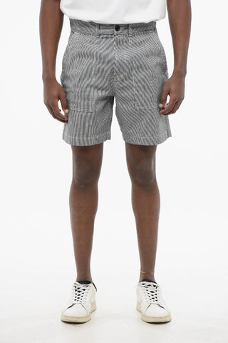 Awning Striped Shorts with 4-Pockets