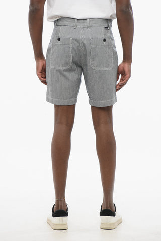 Awning Striped Shorts with 4-Pockets