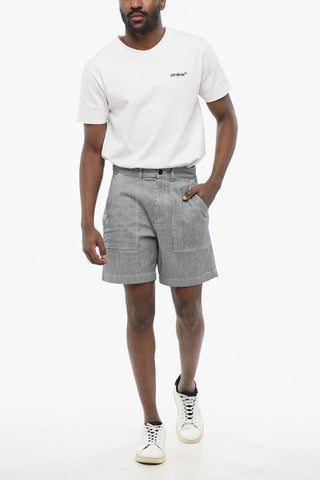 Awning Striped Shorts with 4-Pockets