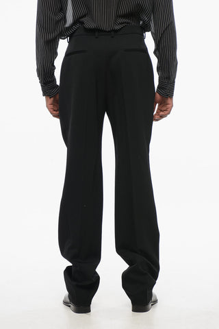 Pantaloni 4 Tasche in Lana a 2 Pinces