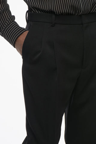 Pantaloni 4 Tasche in Lana a 2 Pinces