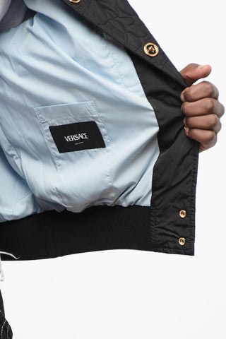 Quilted Bomber BAROCCO with Jewel Buttons