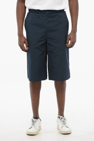 Cotton SAILOR Shorts with Openable Detail