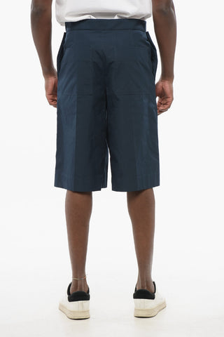 Cotton SAILOR Shorts with Openable Detail