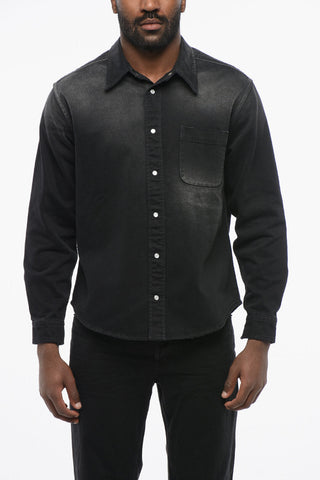 Delavè Denim Shirt with Snap Buttons