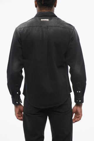 Delavè Denim Shirt with Snap Buttons
