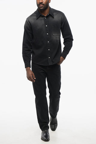 Delavè Denim Shirt with Snap Buttons