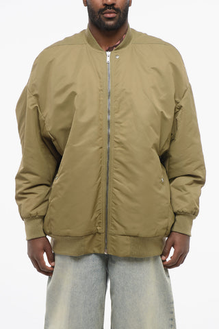 DRKSHDW Bomber Oversized Imbottito con Tasche a Filo