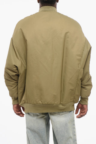 DRKSHDW Bomber Oversized Imbottito con Tasche a Filo