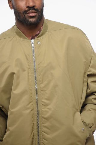 DRKSHDW Bomber Oversized Imbottito con Tasche a Filo