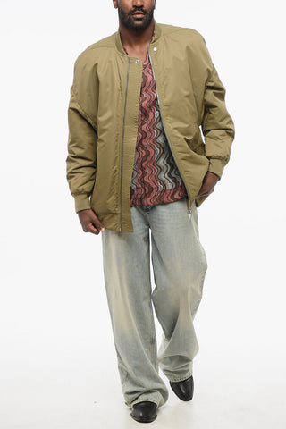 DRKSHDW Bomber Oversized Imbottito con Tasche a Filo