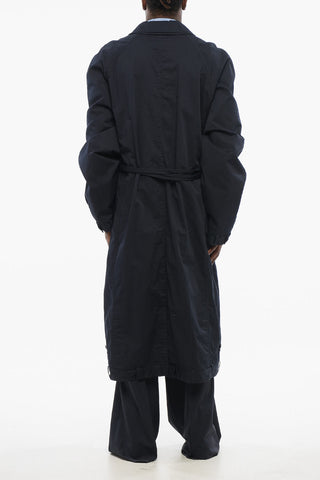 Trench Foderato in Cotone UNISEX con Abbottonatura Nascosta