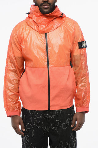 Nylon Windbreaker with Side Air Vent