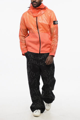 Nylon Windbreaker with Side Air Vent