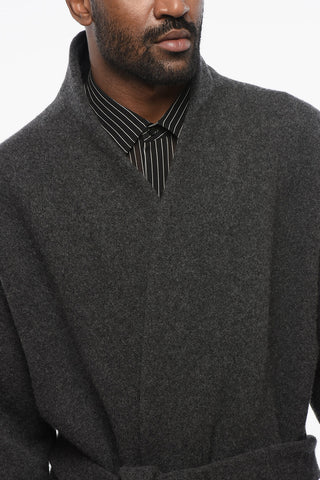 Cashmere Blend Coat with Belt