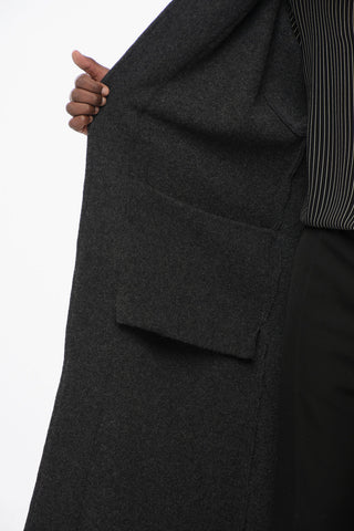 Cashmere Blend Coat with Belt