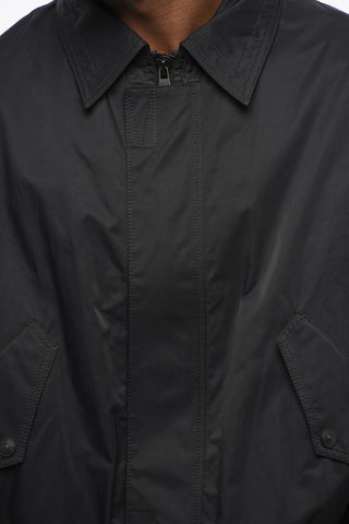 JEANS COUTURE Bomber Zip-up in Cotone Tech con Colletto