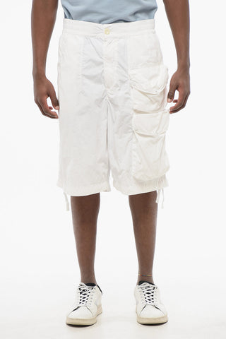 Shorts Cargo in Nylon a Tinta Unita