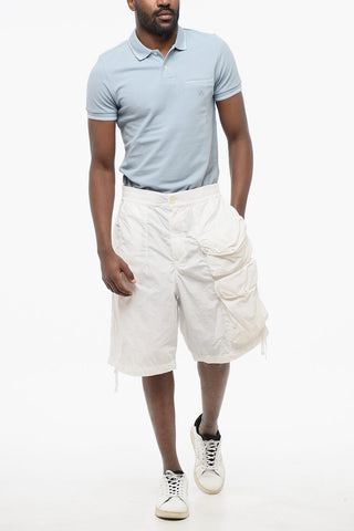 Shorts Cargo in Nylon a Tinta Unita