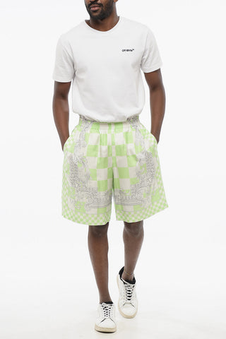 Silk MEDUSA Shorts with Elastic Waistband