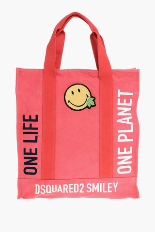 OLOP Canvas SMILEY Tote Bag