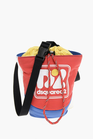 Borsa a Tracolla in Tessuto Tecnico con Moschettone