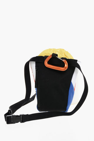 Borsa a Tracolla in Tessuto Tecnico con Moschettone