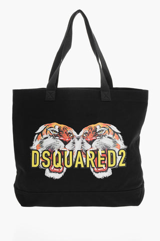 Borsa Tote TIGERS in Canvas