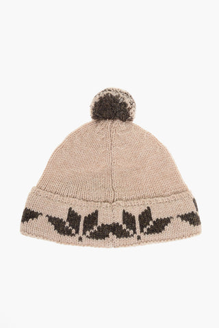 Cappello Beanie in Lana con Pon Pon