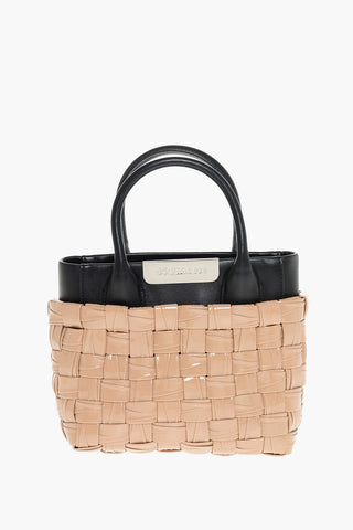 Borsa Tote in Pelle Intrecciata