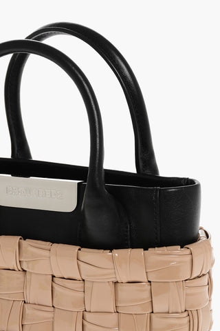 Borsa Tote in Pelle Intrecciata