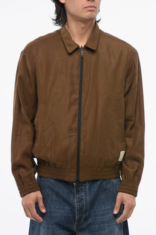 EMPORIO Unlined Reversible Bomber Jacket with Animal Pattern