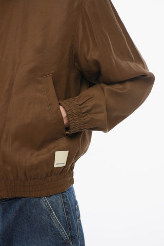 EMPORIO Unlined Reversible Bomber Jacket with Animal Pattern