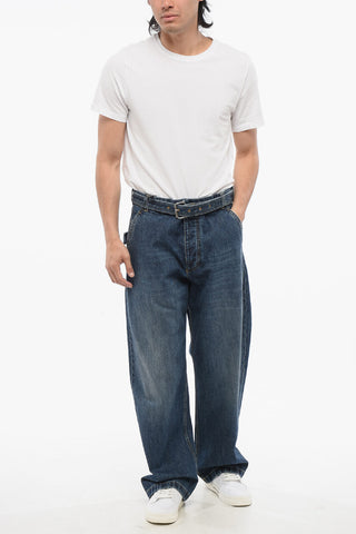 Jeans Lavaggio Medio con Cintura 26cm