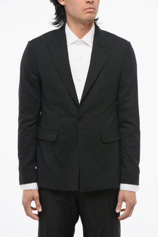 Blazer a Un Bottone con Rever a Lancia