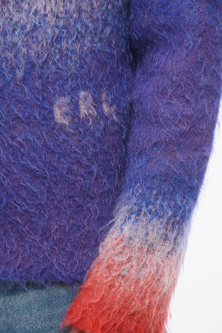 Maglia Girocollo Effetto Sfumato 