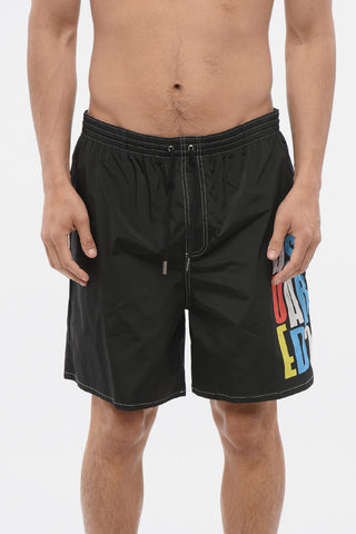 Swimshorts with Multicolored Print