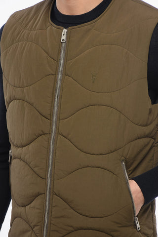 Gilet Trapuntato con Zip