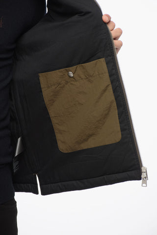 Gilet Trapuntato con Zip