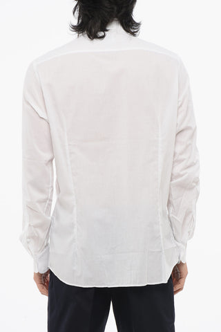 Solid Color Poplin Cotton SOHO Tuxedo Shirt