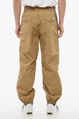 Joggers in Nylon con Bande Laterali Iconic