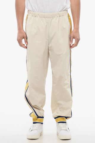 Nylon I FEEL GUCCI Joggers with Side Contrasting Bands