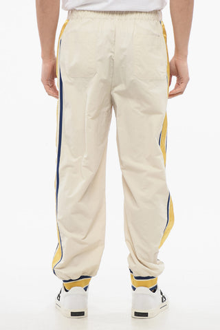 Nylon I FEEL GUCCI Joggers with Side Contrasting Bands