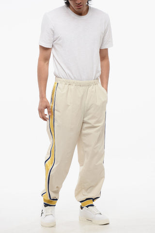 Nylon I FEEL GUCCI Joggers with Side Contrasting Bands